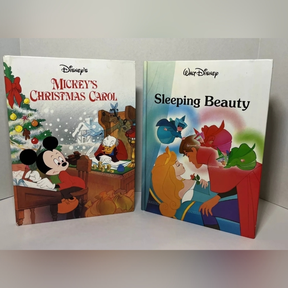 Disney Storybooks Lot of 2 Mickey Mouse Sleeping Beauty